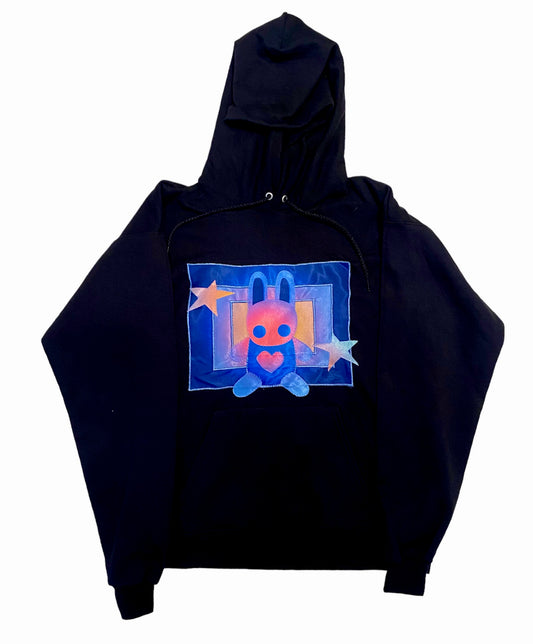 Aura Bunny Hoodie (Dark Blue)