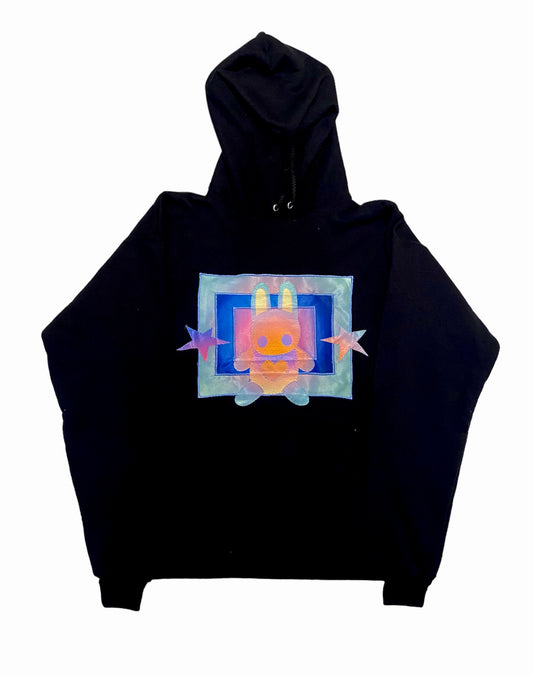 Aura Bunny Hoodie (Light Blue/Pink)